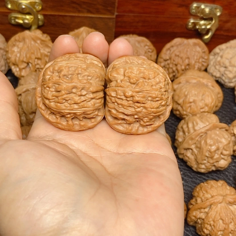 【闪购商品】吊坠文玩核桃随*白狮子40