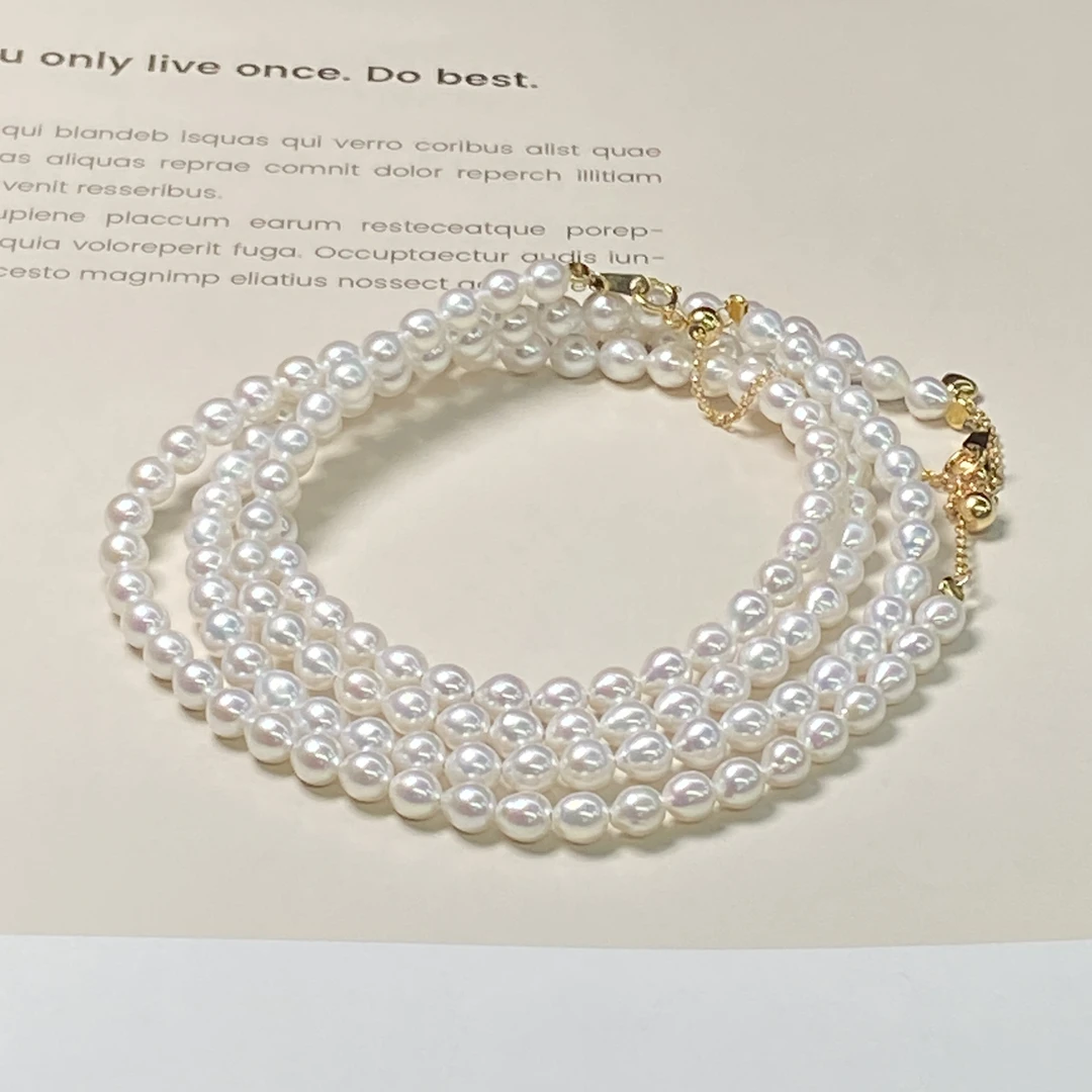 【星浩好物】淡水珍珠项链 QT27H520【多样性发一件】4mm