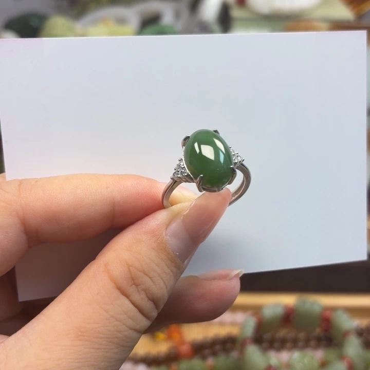 和田玉银S925镶嵌颈饰