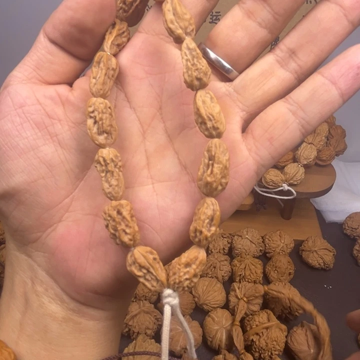 清***月吊坠桃核嵩山蛤蟆头瓜子小串