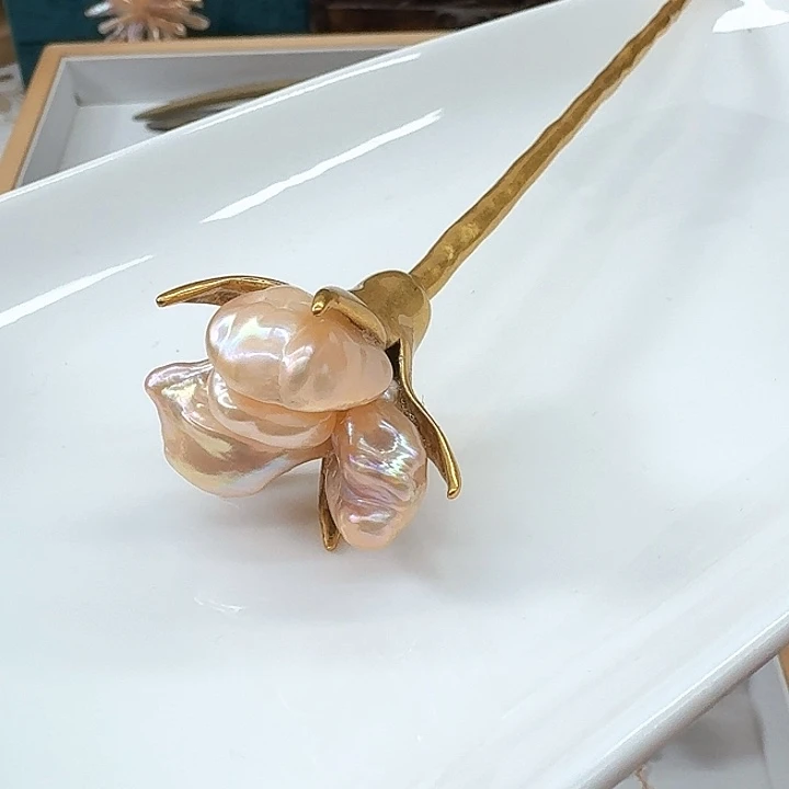 未镶嵌发饰淡水珍珠