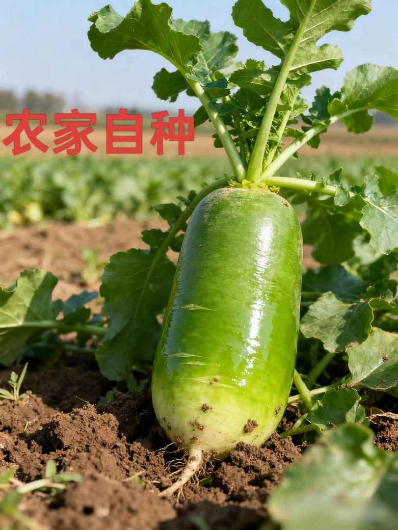 【水果萝卜】河南息县尹湾特产脆甜微辣青萝卜信阳萝卜