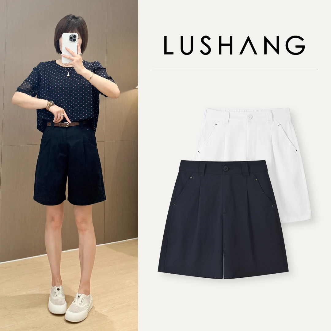 【沁凉夏日】无惧闷热，轻松藏肉！露赏2025夏新高腰显瘦宽松短裤