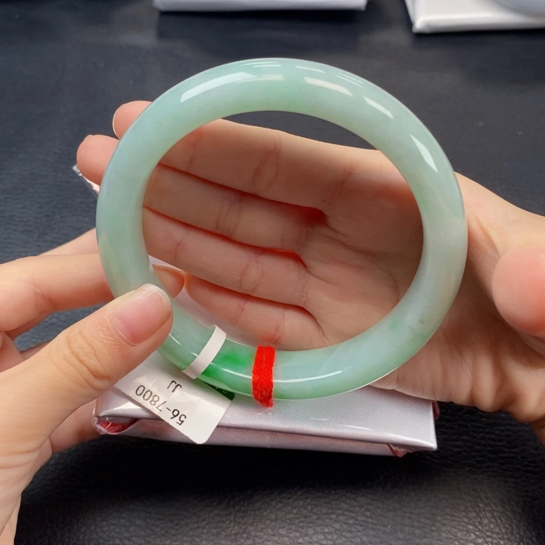 【闪购商品】翡翠手镯未镶嵌56圈口002