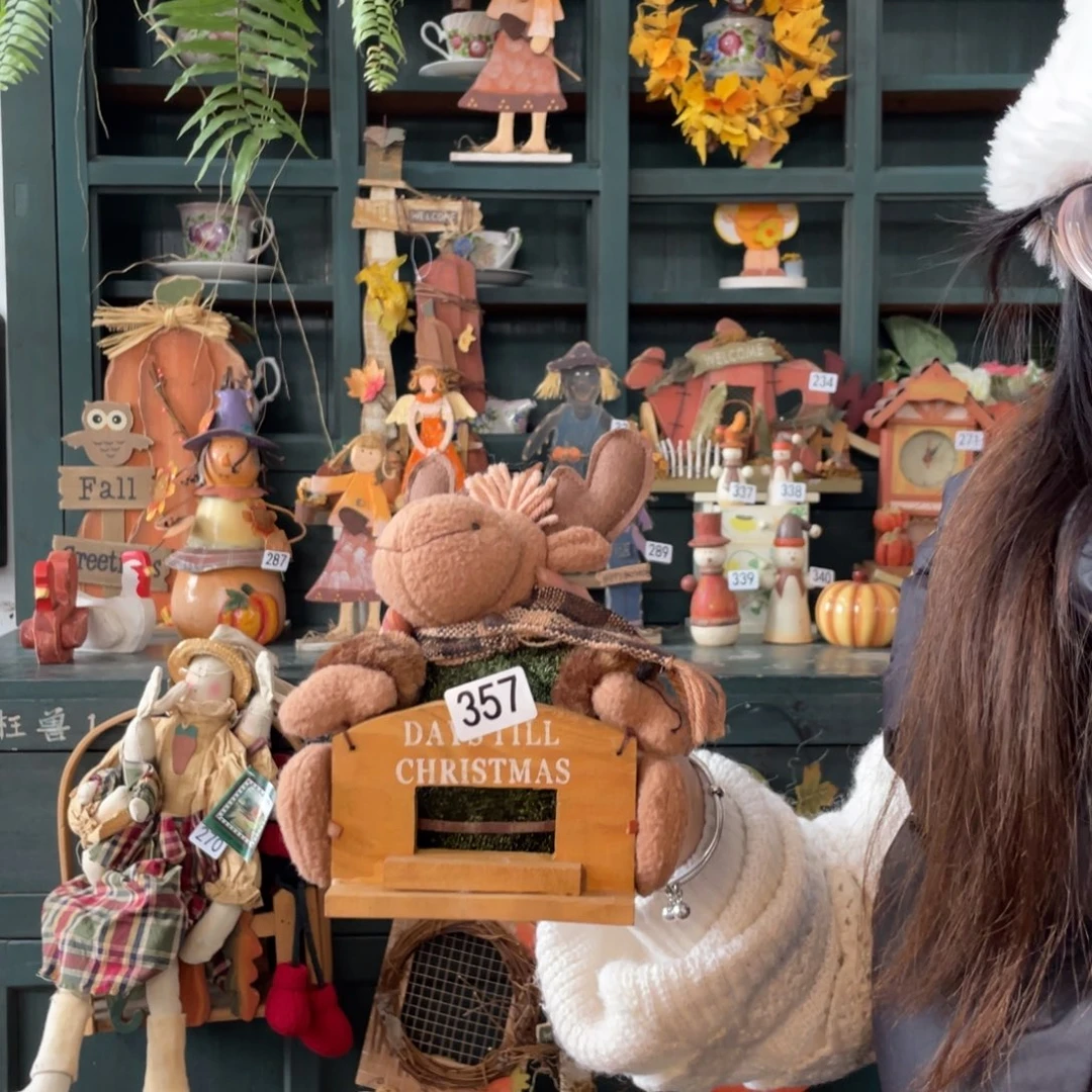 木质圣诞月福老货玩具默认微损