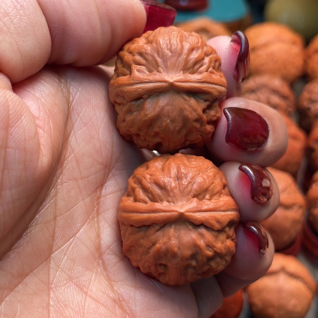 把件文玩核桃白***儿手捻