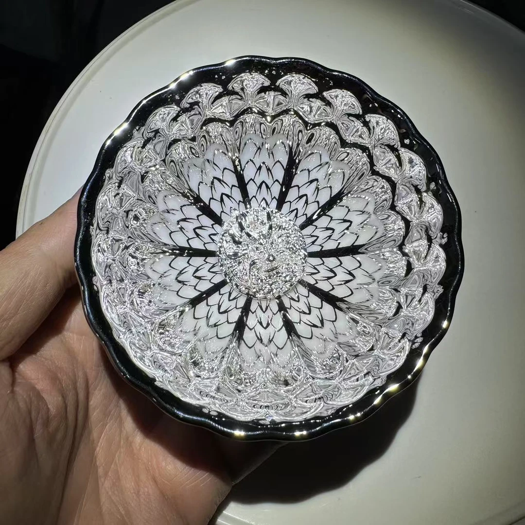 冰清玉洁银龙杯（单只）