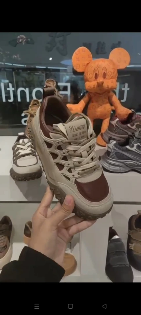 透气复古时尚休闲鞋德训鞋系带时尚交叉绑带百搭单鞋防滑