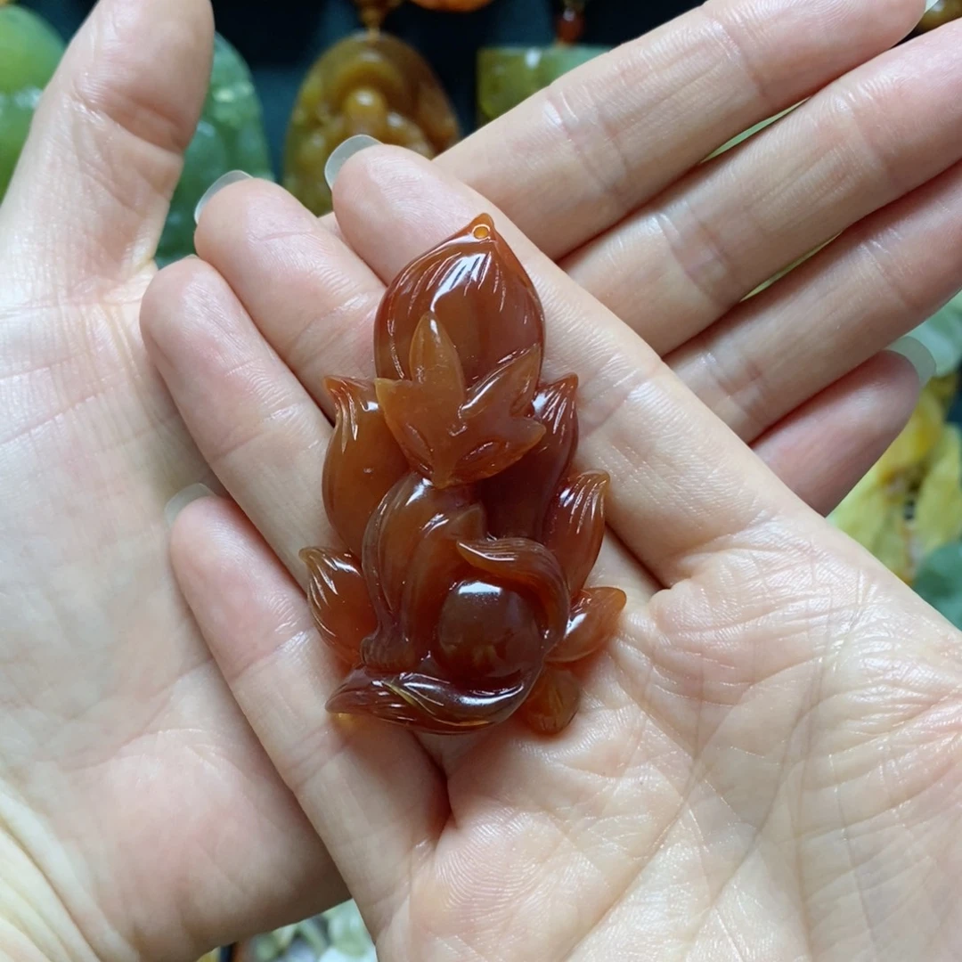 岫玉未镶嵌吊坠(赠链)福****❤