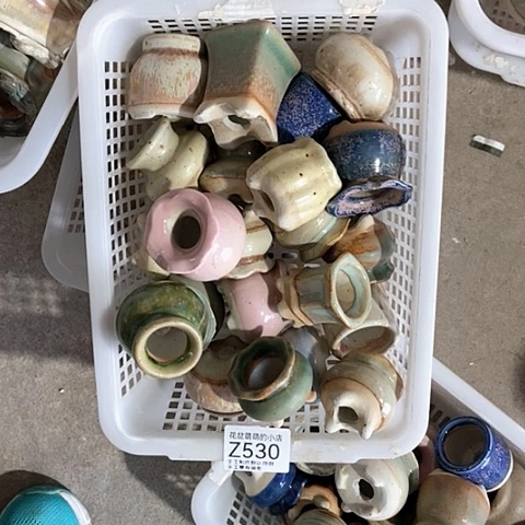 紫砂花盆530瑕疵品口径3厘米左右无售后