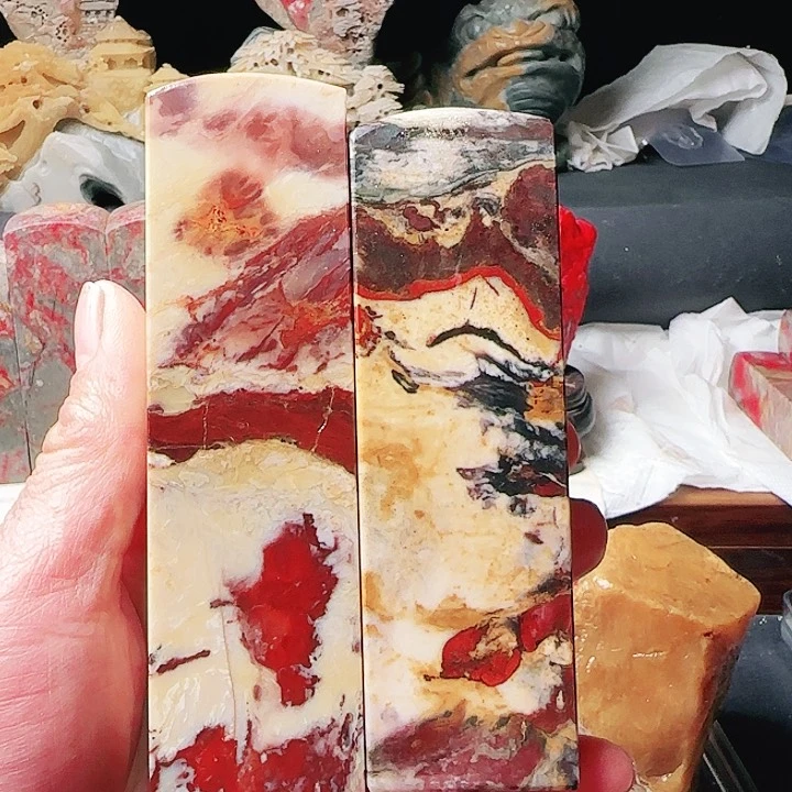 昌化石晓*昌化朱沙印章