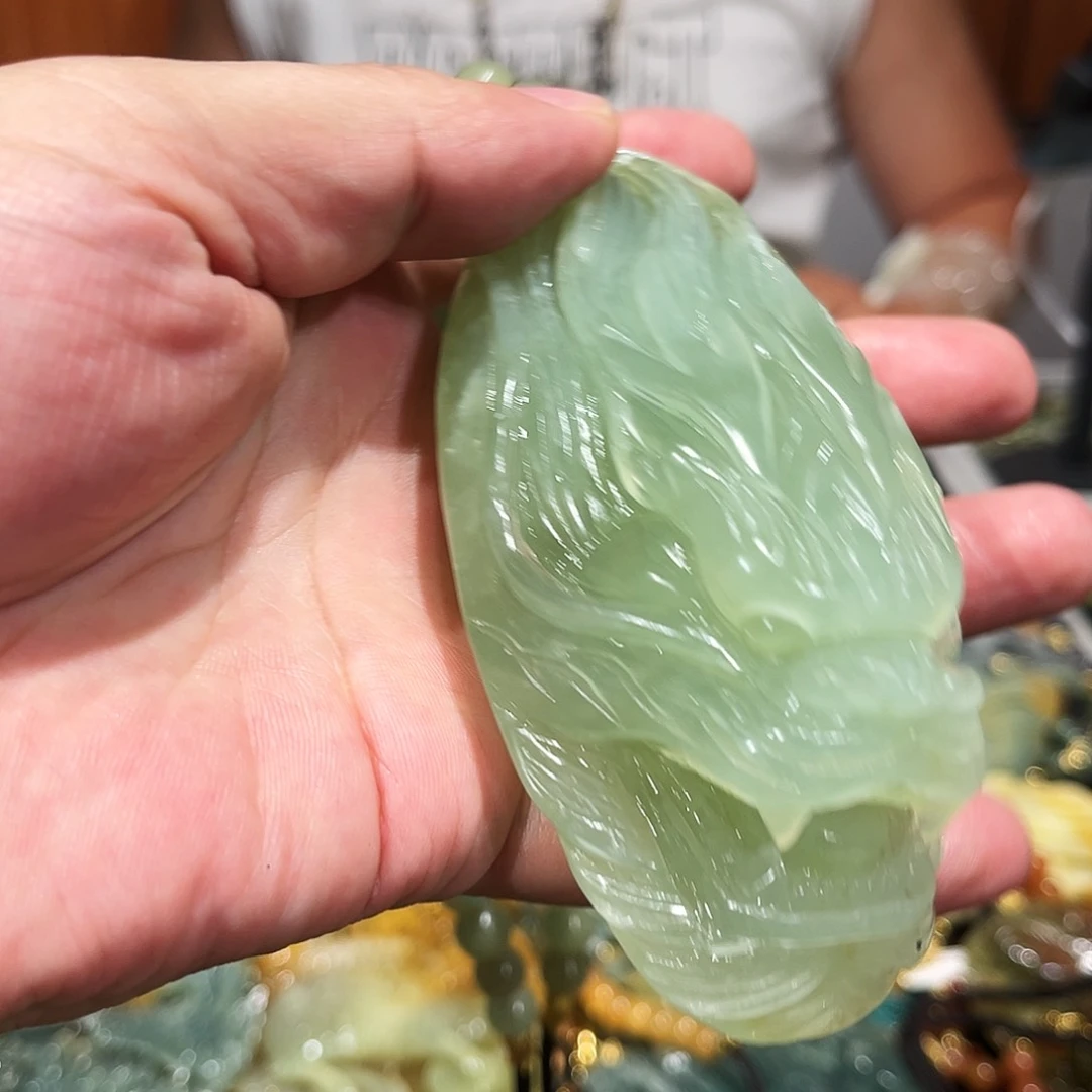 岫玉未镶嵌毛衣链