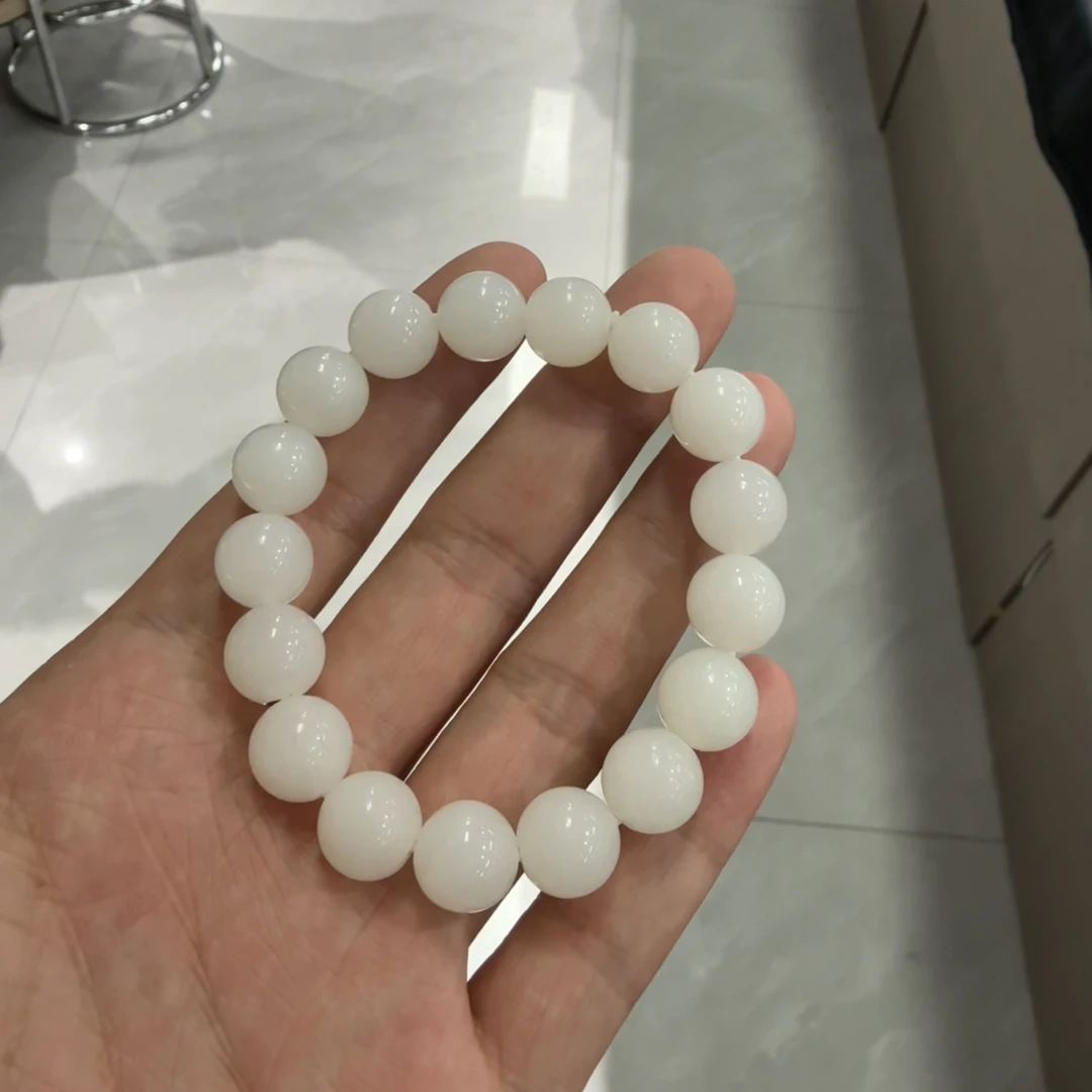 和田玉和田玉白玉手串