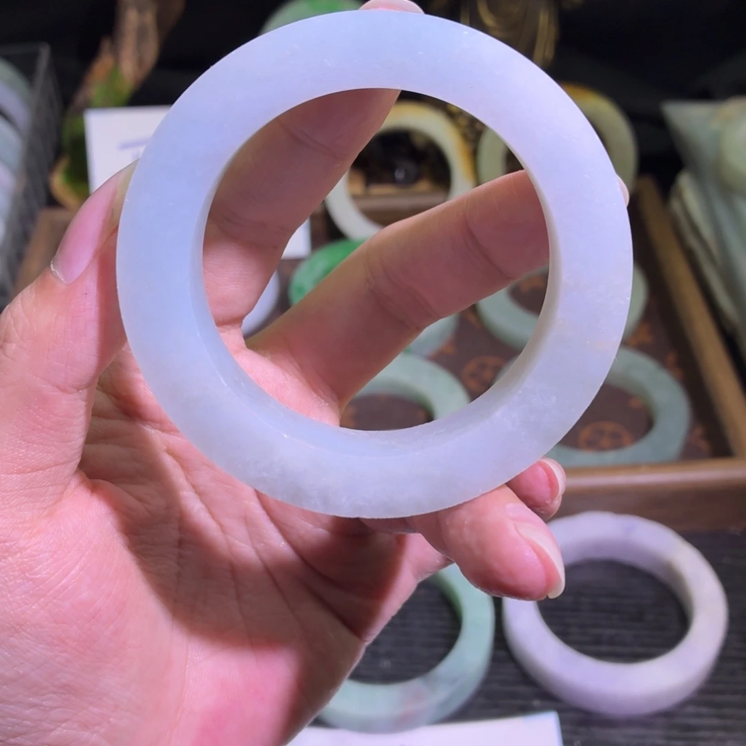 定制翡翠未镶嵌缅甸翡翠A货手镯毛胚定制