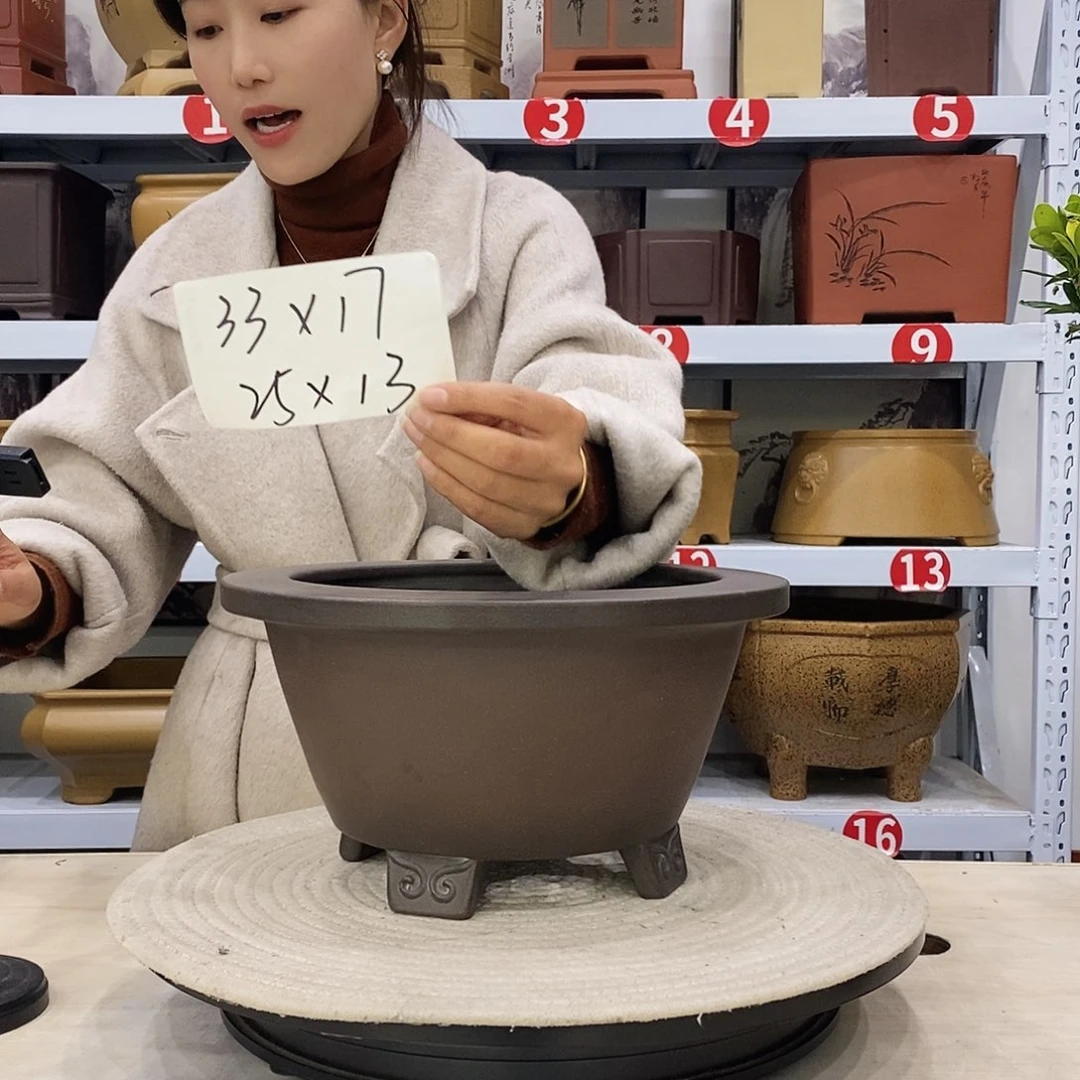 紫砂花盆紫砂花盆