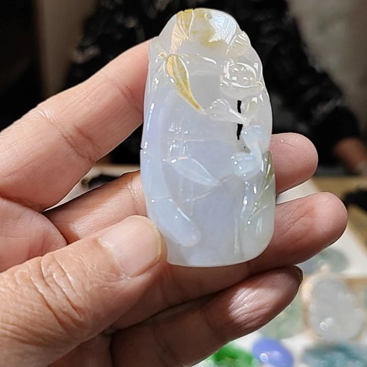 翡翠吊坠(不含链)未镶嵌海*杨