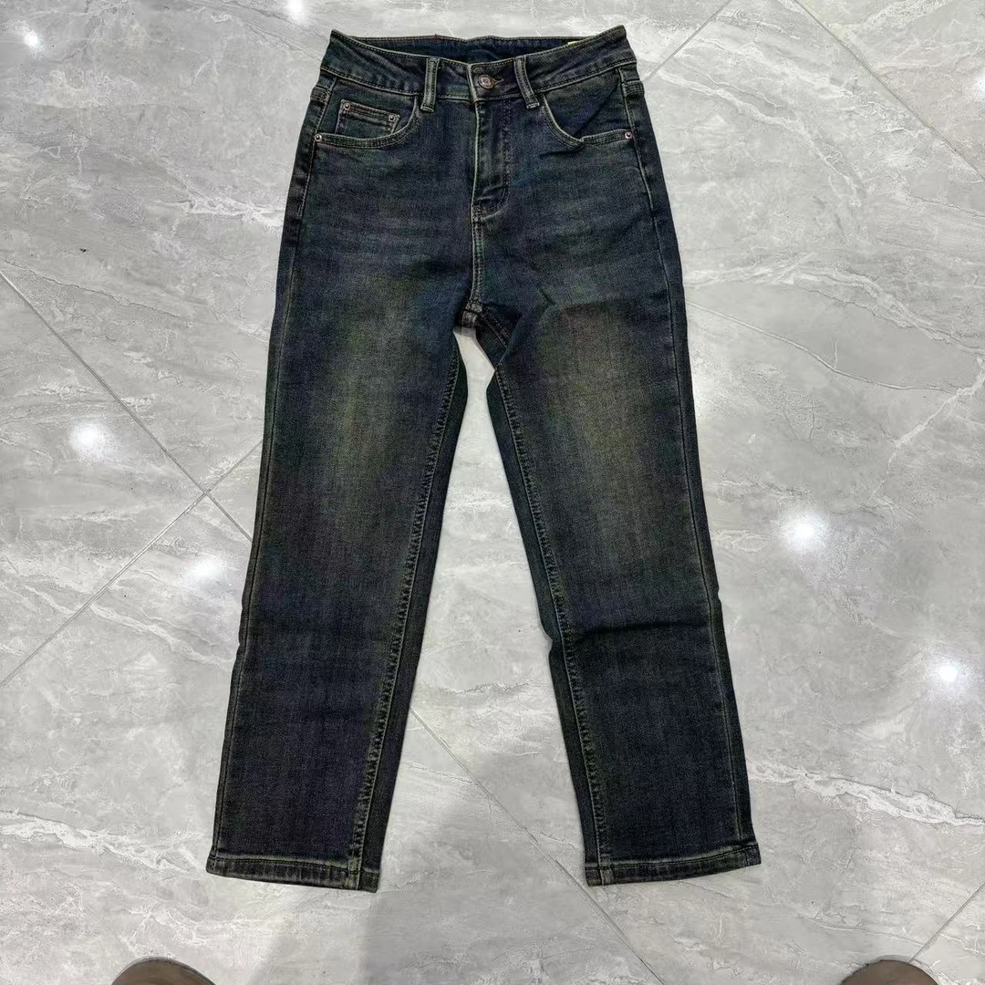 6269磨毛烟管牛仔裤