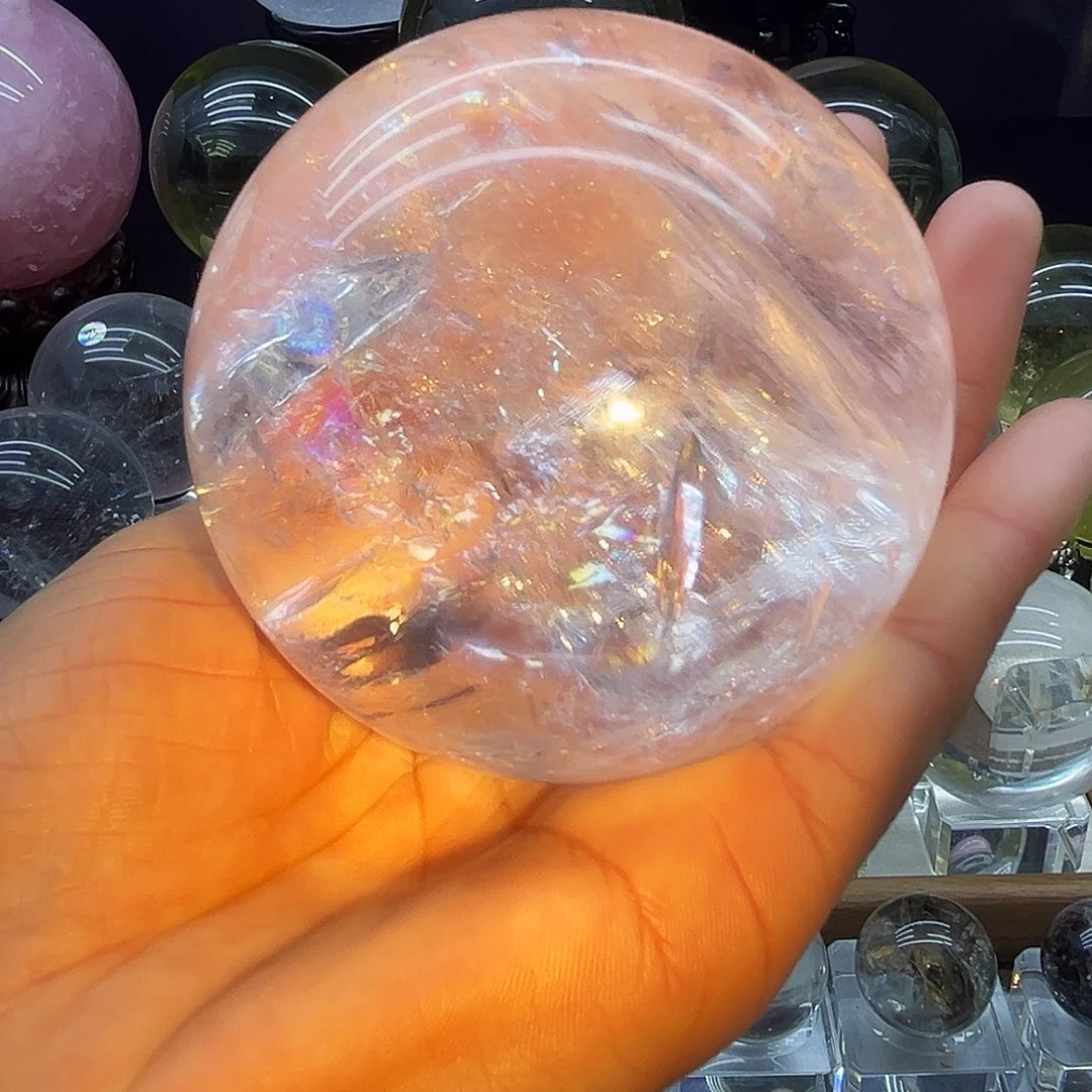 水晶珠宝半成品未镶嵌7.6公分