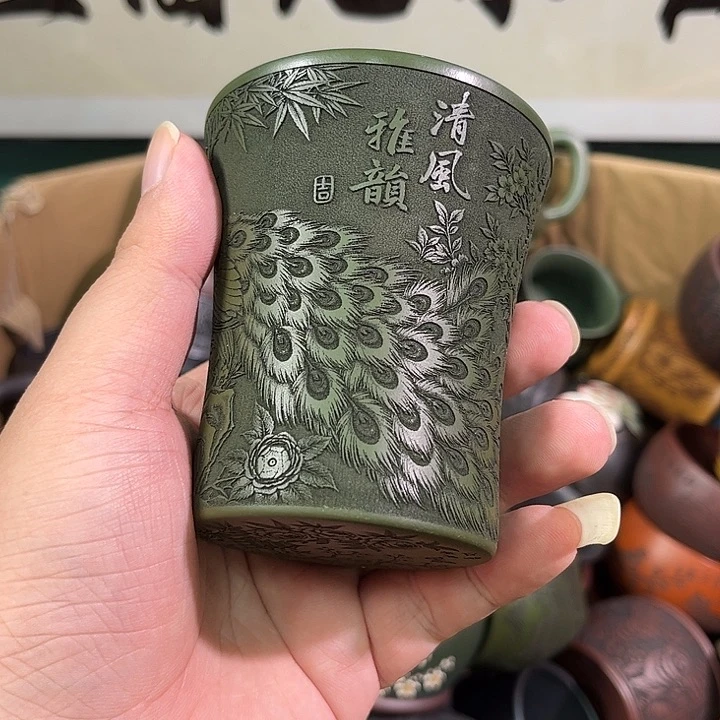 茶杯紫砂全手工紫砂主人杯