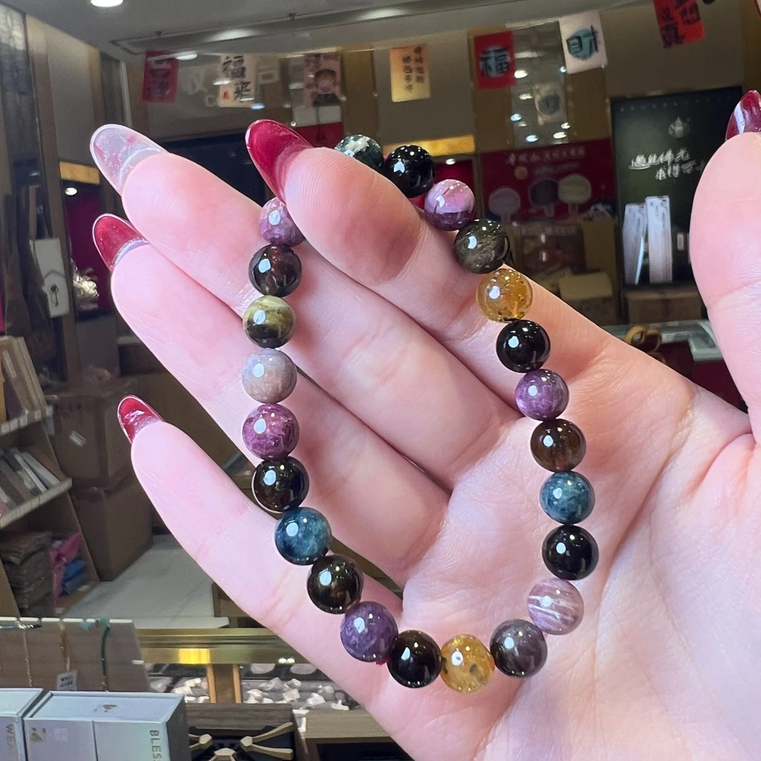 普陀山新年爆款0.8碧玺手串705