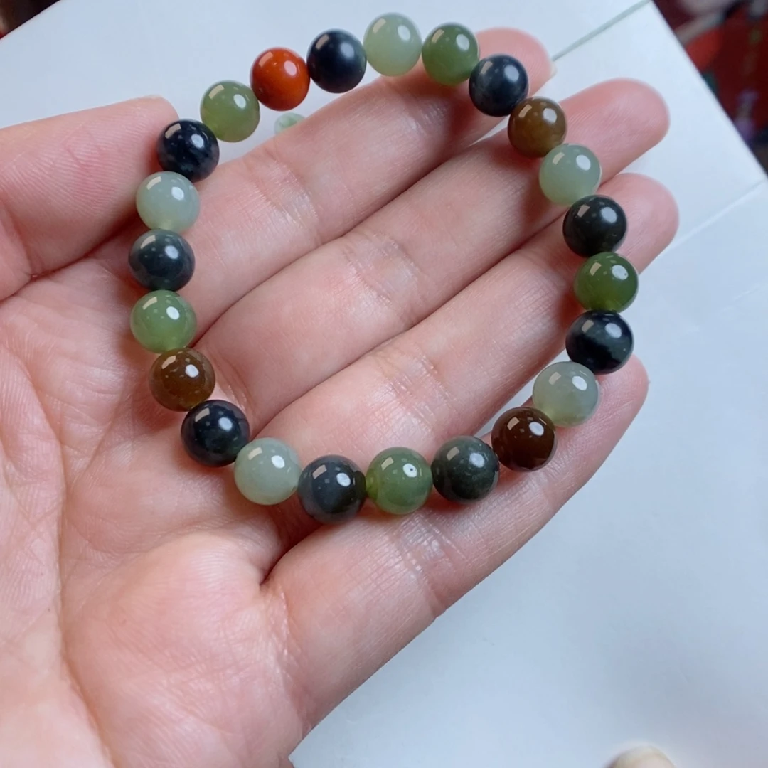 和田玉手链未镶嵌楼兰