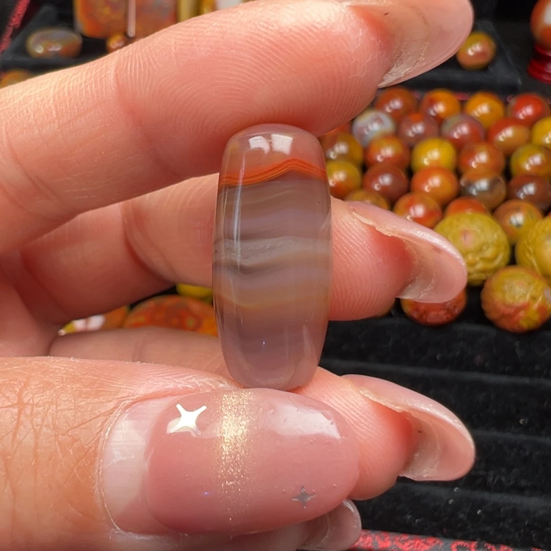 玛瑙/玉髓未镶嵌战国红