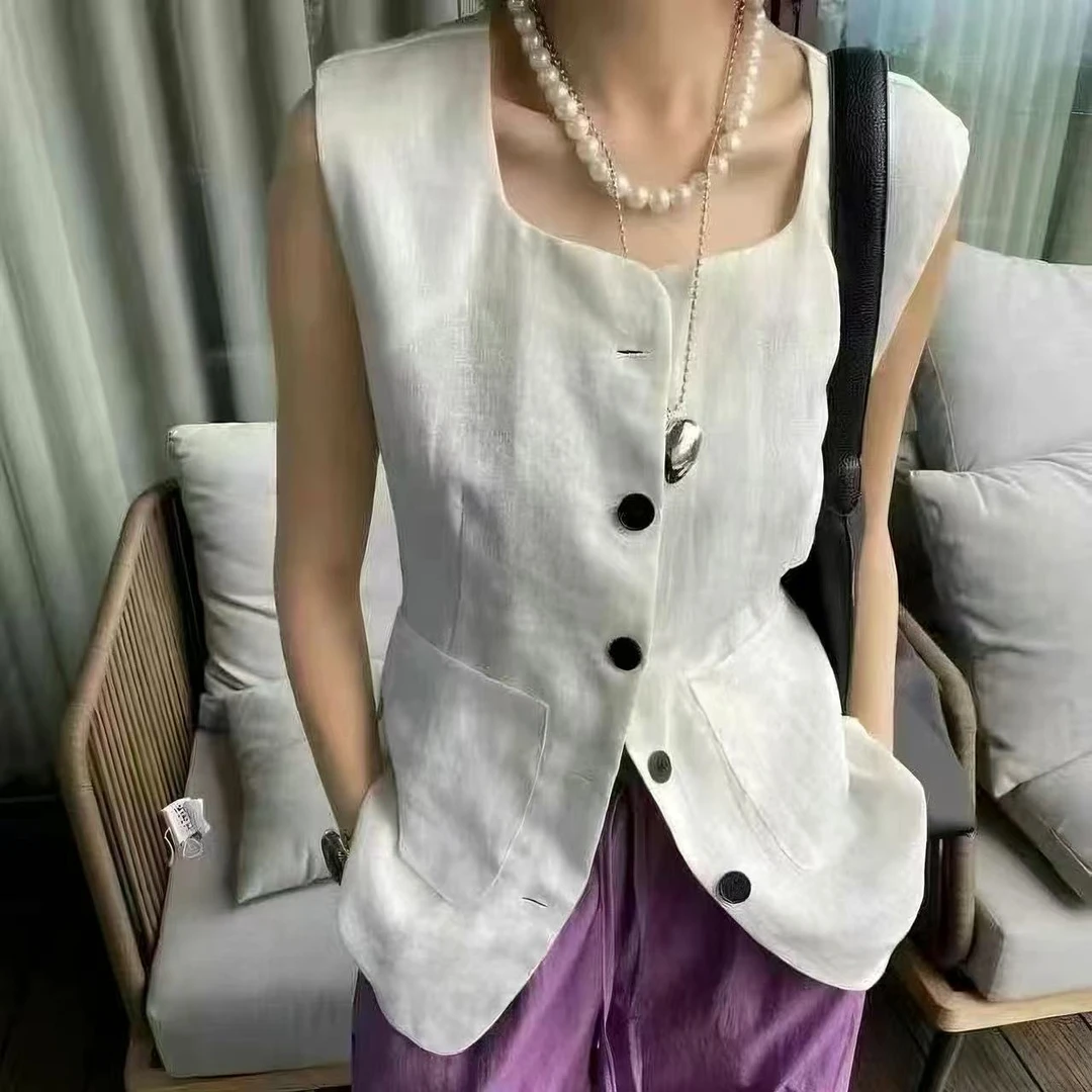 （7952马夹）简约气质无袖马甲62