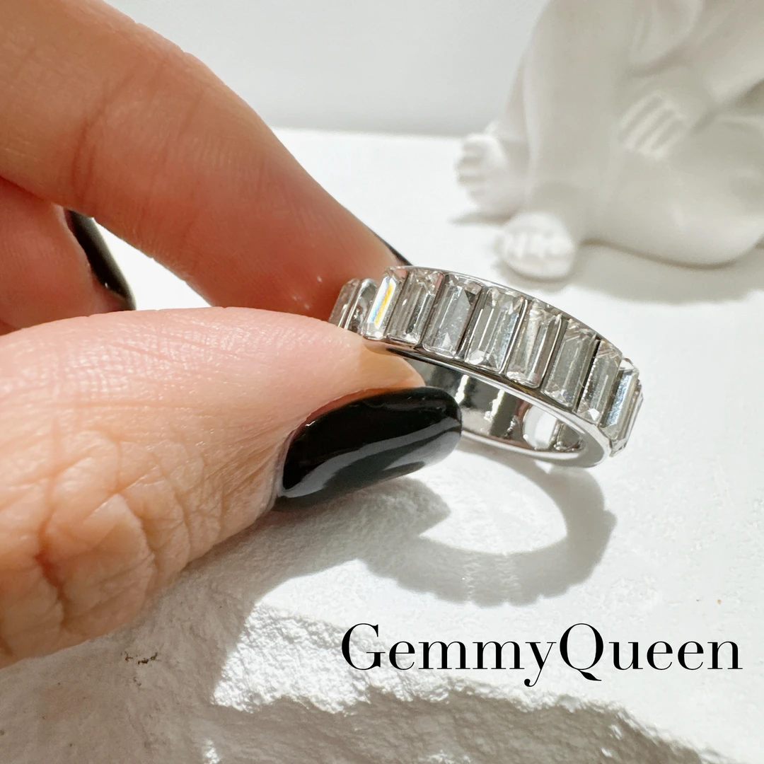 铜合金合成锆石戒指 GemmyQueen 高定戒指GQ01350