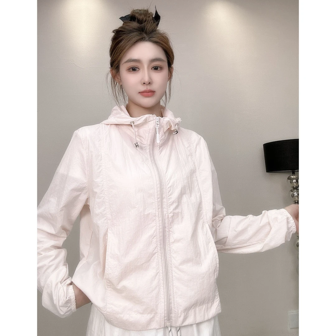 连帽防晒衣女士2025夏季新款时尚短款轻薄冰丝遮阳透气防晒服外套