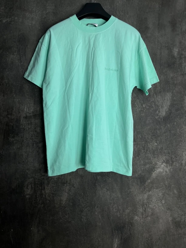 全新未使用 Balenciaga/巴黎世家 L码*1/前后刺绣logo短袖/959061