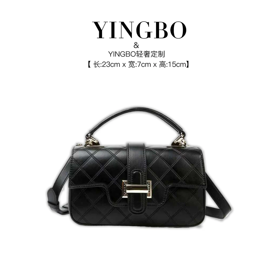 【英柏甄选】BF-66721-黑色 小众设计感时尚单肩百搭女包