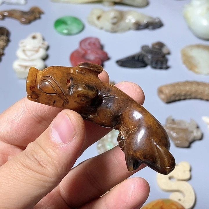 和田玉未镶嵌颈饰57