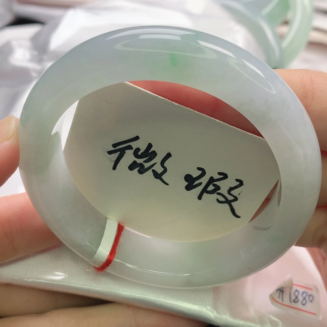 翡翠未镶嵌手镯缅甸5354