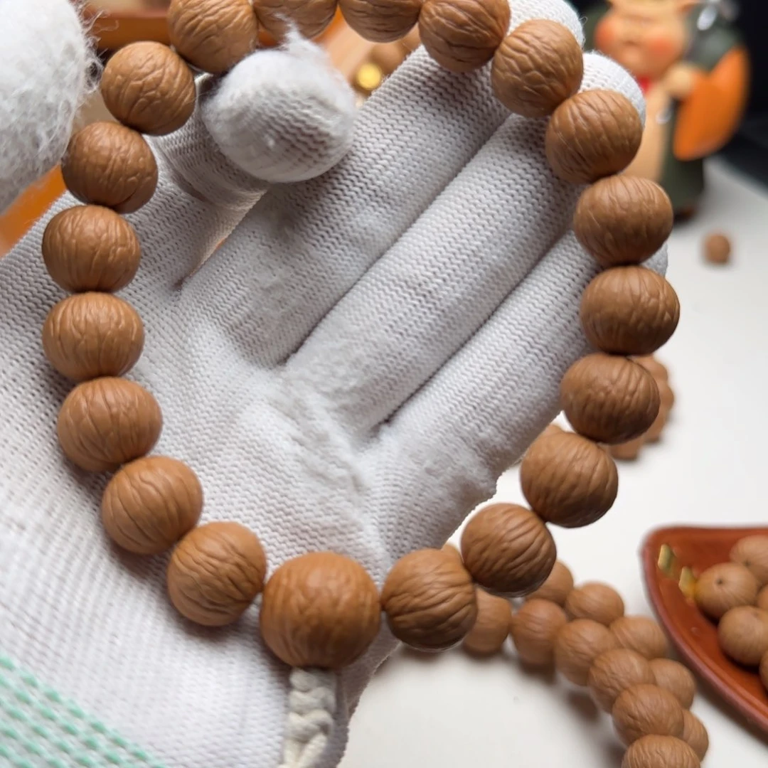 猴头核桃手串脑***的13.0三维同尺磨盘凤羽猴头