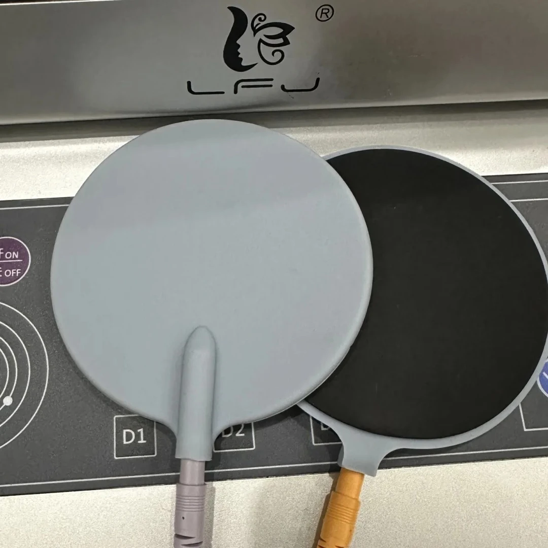 丽福健558A配件圆形贴110mm加厚高频高渗透理疗波动仪配件