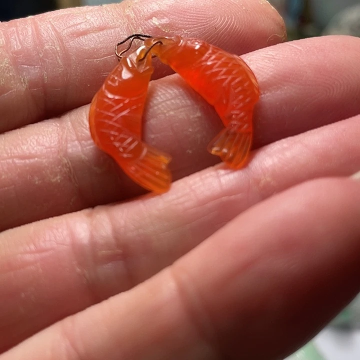 石***堂玛瑙/玉髓颈饰合金挂件