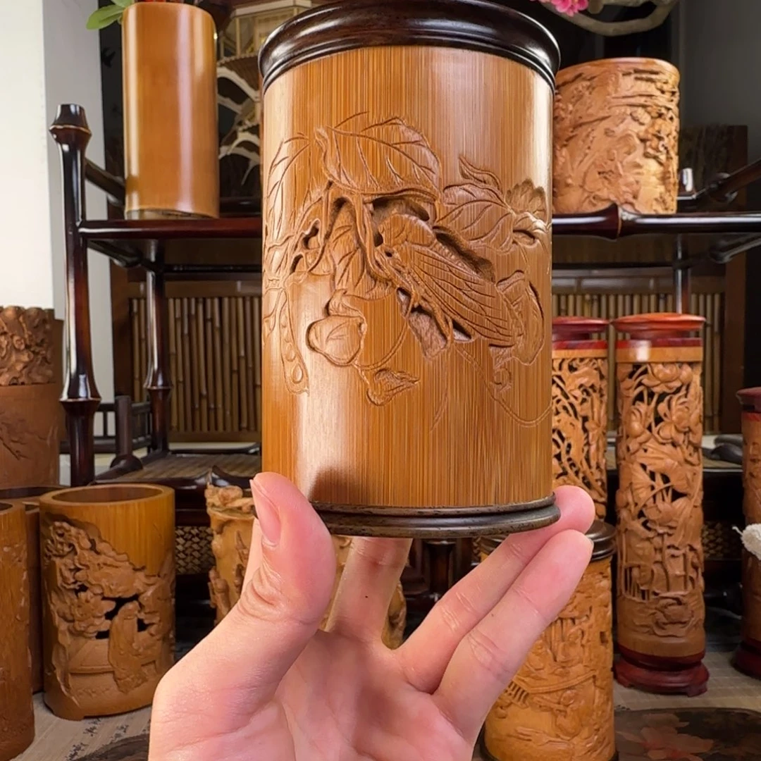 竹一鸣惊人茶叶罐