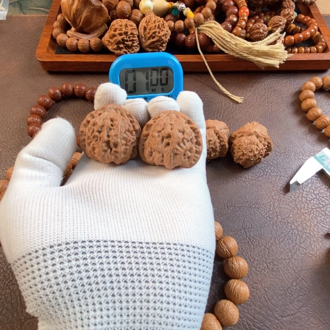 猴头核桃吊坠广*39三角白