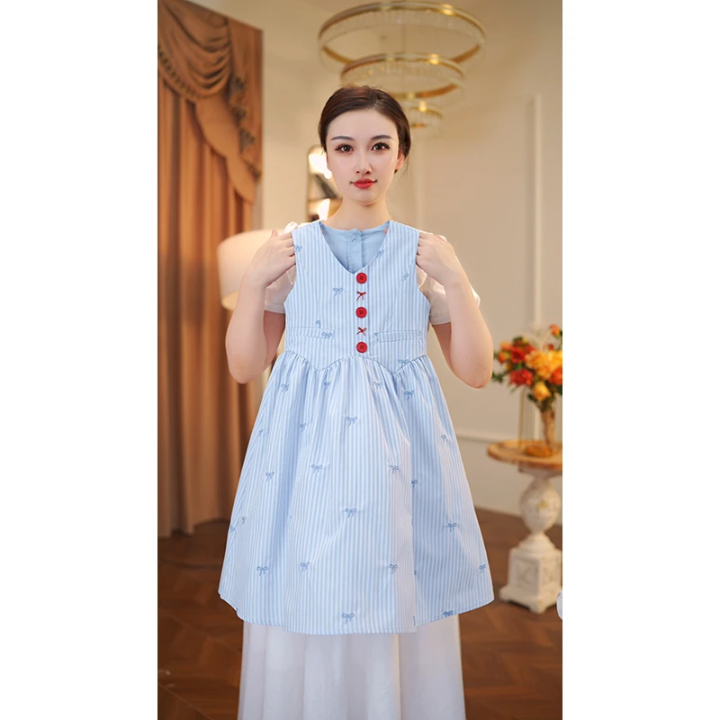 女童2025夏季连衣裙夏装中大童儿童夏款洋气背心裙子10603