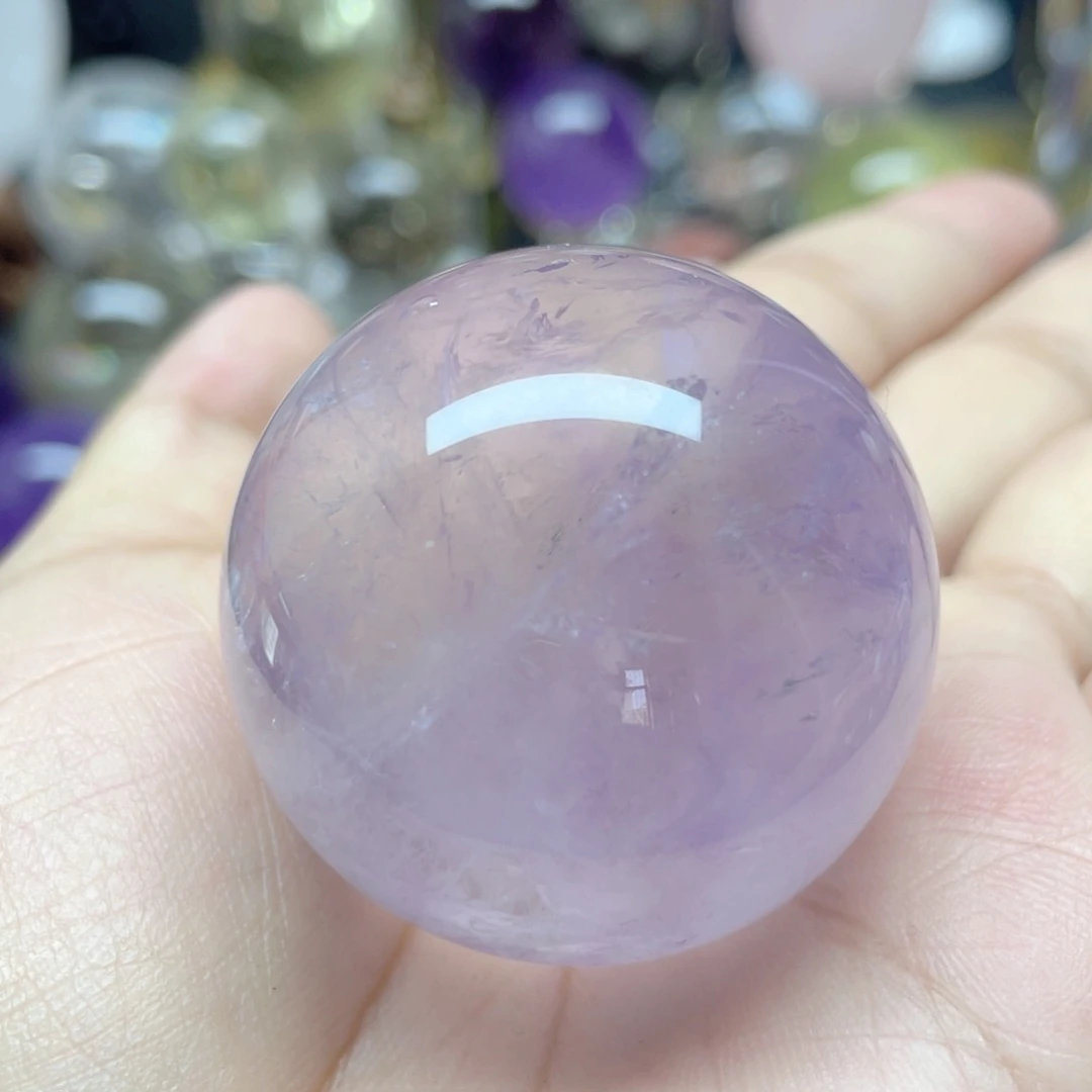 水晶珠宝半成品未镶嵌薰衣草紫水