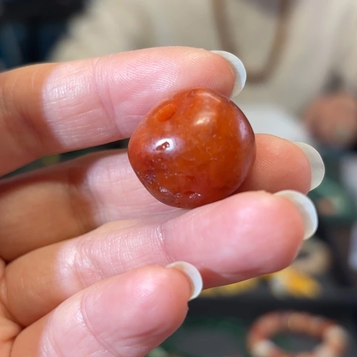 南红玛瑙未镶嵌颈饰南红