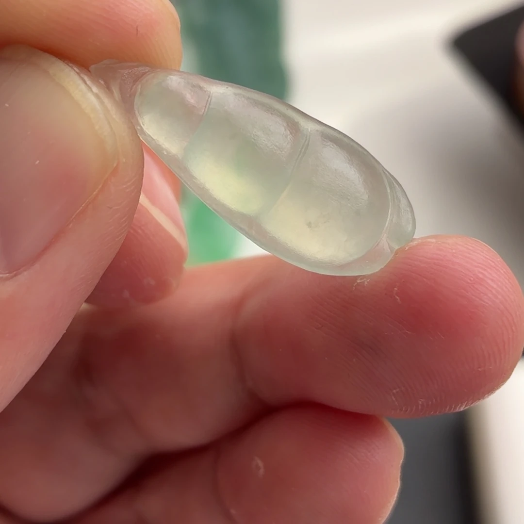 定制翡翠未镶嵌福豆