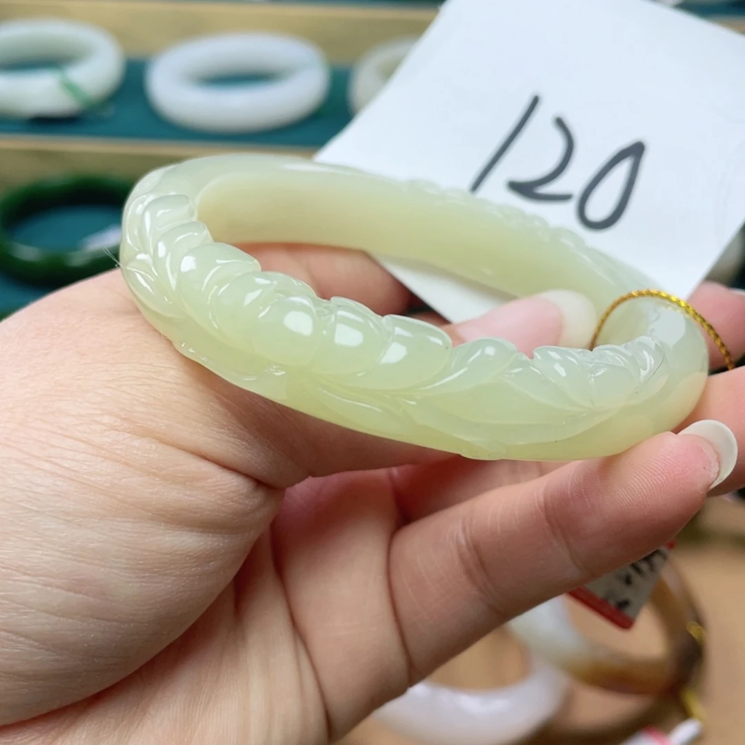 未镶嵌手镯和田玉圈口59