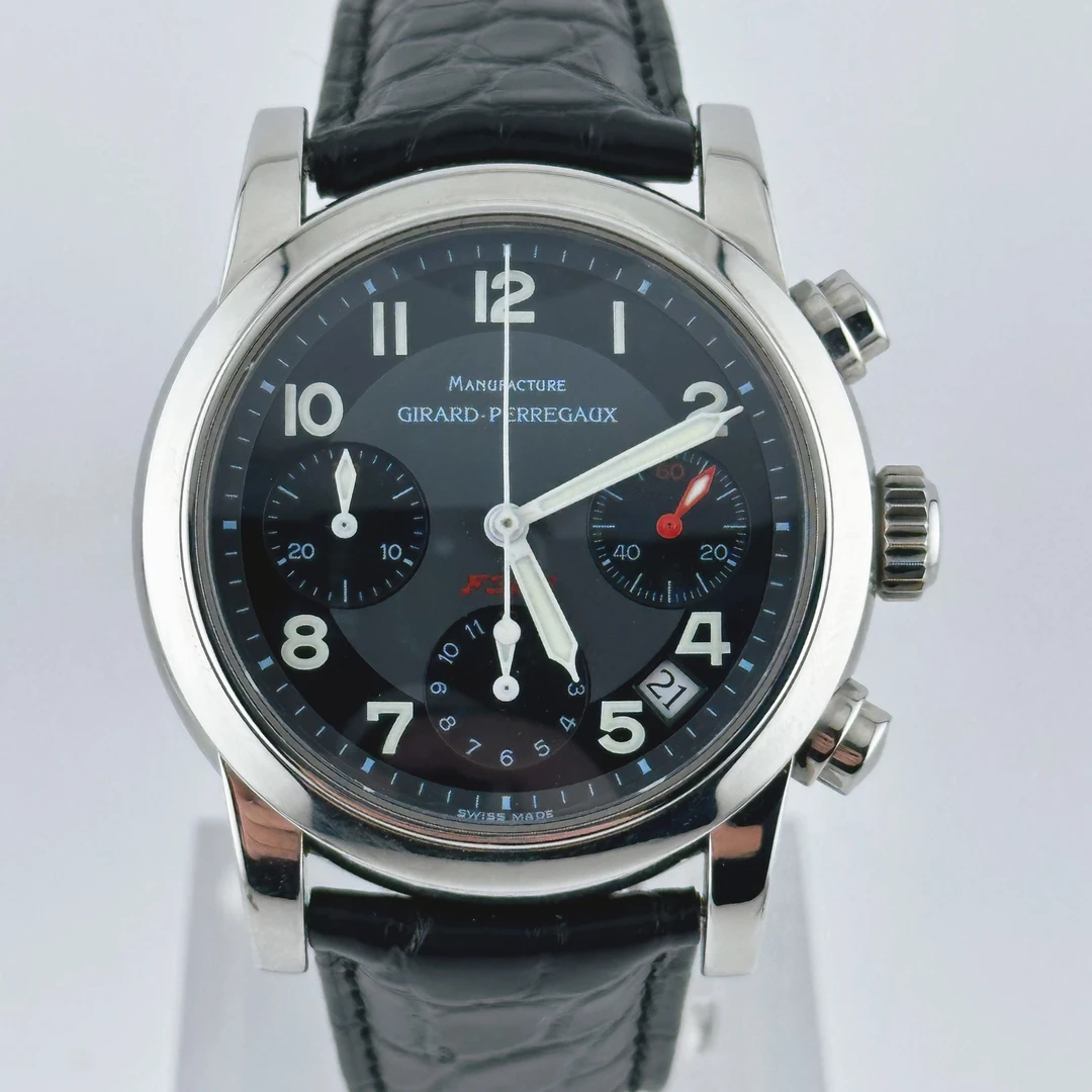 95新 Zhibai/芝柏 赛事联名款/38mm/自动机械男表