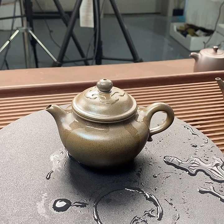 宜兴紫砂柴烧紫砂壶