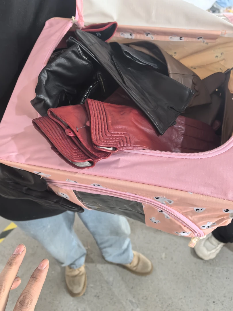 《小华外贸》不挑色真皮手套 一副