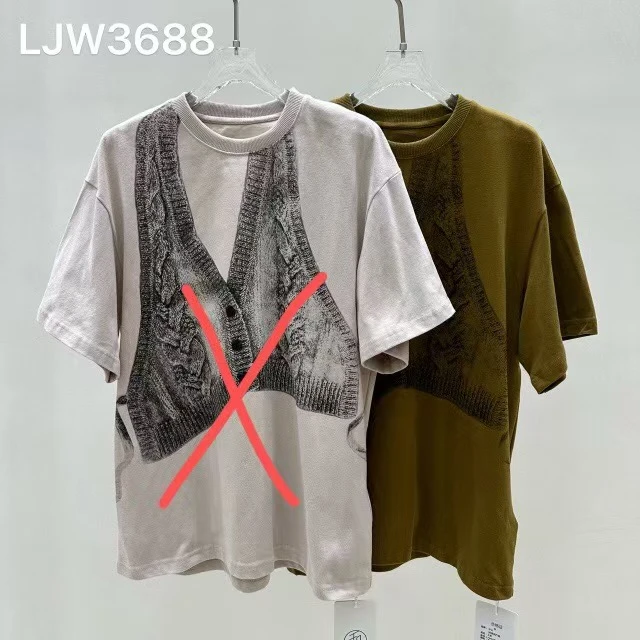 【ZHEN】3688 2025新款修身显瘦气质小众设计师款长袖T恤打底