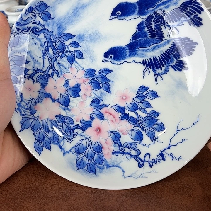 瓷片景德镇全手工手绘陶瓷