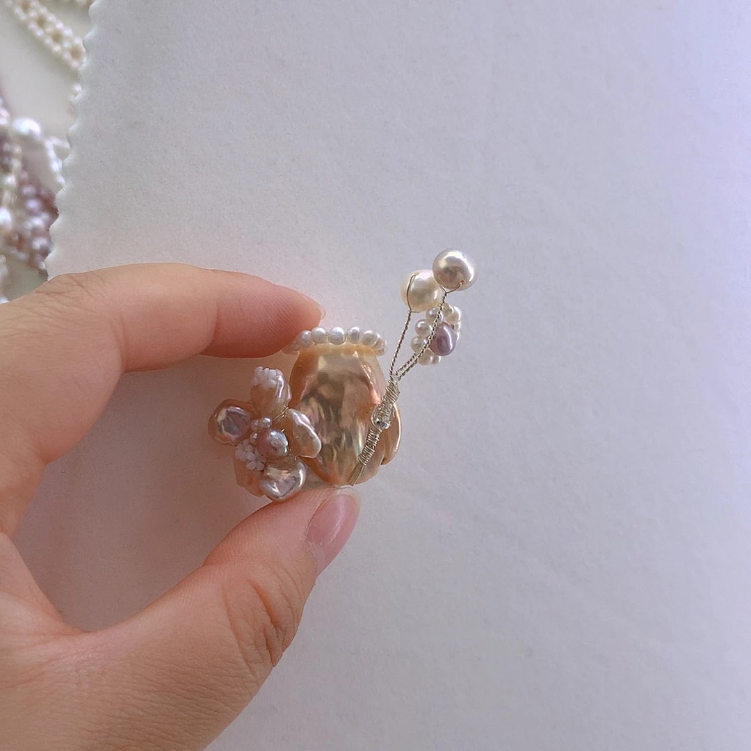 淡水珍珠吊坠未镶嵌