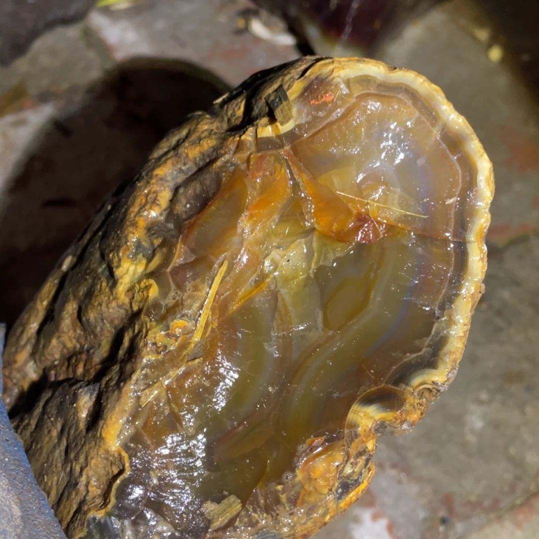 肥****定制玛瑙原石切割不退不换